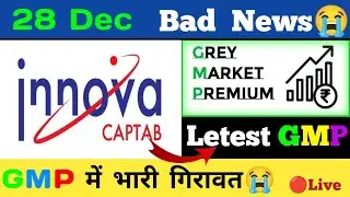 🔴Innova Captab Letest GMP🔴🔴 Innova Captab GMP me bhari giravat Hui 🔴 Innova Captab Letest GMP today🔴