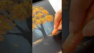 Масляная пастель ✨ #живопись #искусство #шорты