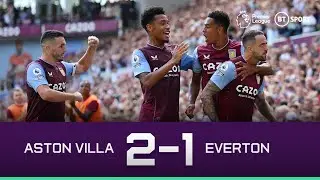 Aston Villa v Everton (2-1) | Gerrard's Men Earn First Win Of The Season | Premier League Highlights