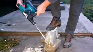 Makita DHR243 SDS-Plus Rotary Hammer: Drilling & Chiseling Test