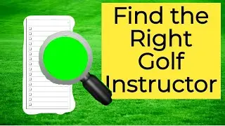 Find the right golf instructor