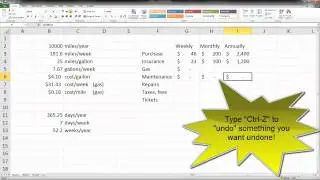 Car Total Cost of Ownership Spreadsheet