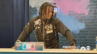 NFL Combine 2020: Джерри Джуди, ресивер, рассказывает о своих навыках