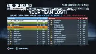 Latest Battlefield 3 patch. Showing some new features