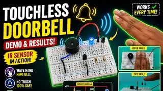 Touchless Doorbell Demo 🔔 IR Sensor in Action