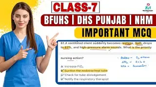 BFUHS STAFF NURSE EXAM PREPARATION | DHS PUNJAB STAFF NURSE PREPARATION | BFUHS | #7 | PUNJAB NHM 