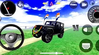 Dollar (song) New Modified Mahindra Black 😈 Thar Driving - New Car Simulator 3D 2025