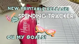 New *FREE* Printable Release! SPENDING TRACKER | Oh My Goals Budget + Planning