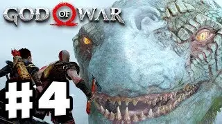 God of War - Gameplay Walkthrough Part 4 - The World Serpent! (God of War 4)