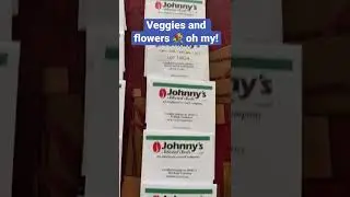 Unpacking my seed order from Johnny&rsquo;s 🤩