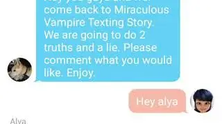 EP. 2 Miraculous ladybug and cat noir vampire texting story