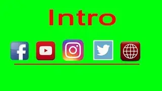 1# Intro title  facebook  ,youtube ,instagram, twteitr,website video, in croma