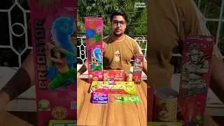 6 different types of unique crackers testing #shorts #diwali #patakhe