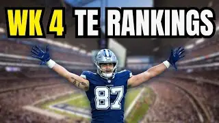 Week 4 TE Rankings Fantasy Football + Tier List- Jake Ferguson