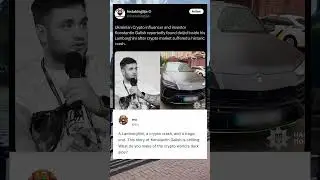 Crypto Crash Victim Influencer Found END in lamborghini