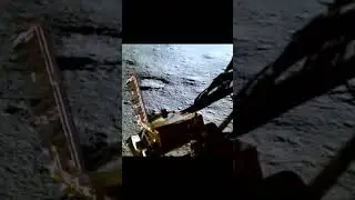 When 'Pragyan Rover' first walked on Lunar South Pole... #shorts #historycreated