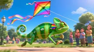 Colors Fly Over the Park 🌈🛴 | Fun Learning Colors for Kids | Preschool Educational Video