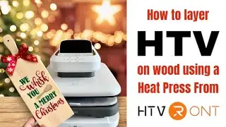 How to layer HTV on wood