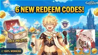 6 NEW Genshin Impact Redeem Codes  – Claim Free Primogems & Rewards! #genshinimpact