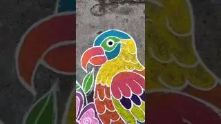 #kilikolam #kilirangoli #margazhikolam #art #rangoli #indianart #parrot #tamil #indianart #kolam