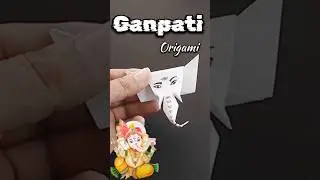 Origami Ganesha || Ganesh Ji Origami || Ganesh ji aarti || aarti || How to make Ganesh ji with paper