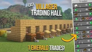 Minecraft's BEST Trading Hall!