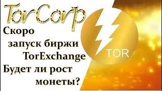 Tor Corp - Скоро запуск биржи Tor Exchange. Будет ли рост монеты?