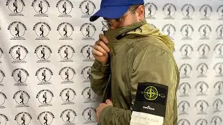 Обзор на Stone Island Nylon Metal Flock Q1036🙌Ткань цвета металлик 🔥