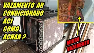Como identificar Micro Vazamento de Ar Condicionado de Janela - ACJ