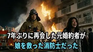 7年ぶりに再会した元婚約者が娘を救った消防士だった