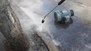 Boquilla Rotojet con Hidrolavadora de 14 HP a gasolina Rotating nozzles