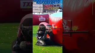 Playing the snake side on a beach in Thailand  #paintball