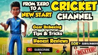 New Cricket YouTube Channel Intro | Gear Unboxing, Honest Reviews & Big Comeback 🏏🔥