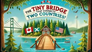 Did you know that the shortest international bridge in the world is only 32 feet long? 🌉
