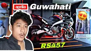 Aprilia RS457 ka test ride kiya 😍🔥 || guwahati chandmari Aprilia showroom #aprilia #rs457