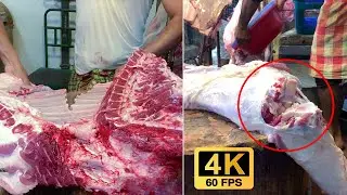 Amazing Meat Cutting Satisfying Video ASMR {4K} {60fps} || Meat Cutting Satisfying
