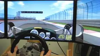 rFactor Lotus 49 COTA Texas onboard Leo Bodnar Wheel, HE SIM Pedals
