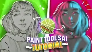 &iquest;C&oacute;mo hacer el EFECTO LUMINOSO en PC? -- Tutorial de Paint tool sai || GLOW ART TUTORIAL
