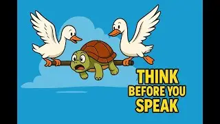 @Panchatantraa ​The Foolish Turtle & The Swans | Panchatantra Moral Story | Think Before You Speak