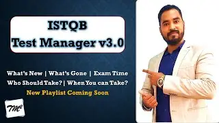 ISTQB Advance Test Manager New Syllabus | ISTQB Test Management 3.0 | Tutorials on ISTQB | TM SQUARE