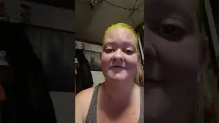 My Babe's Dyed My Hair Electric Lizard 🦎🦎 Green Hopefully It Takes If Not Redo
