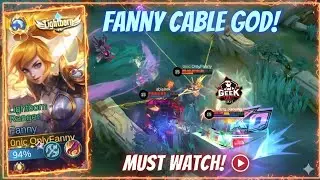 FASTEST FANNY CABLES? ⚡ OnlyFanny is Unstoppable In Rank | Mlbb #mobilelegends 