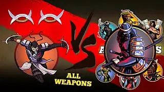 Shadow Fight 2 All Weapon Part 9 LEVEL 7 Weapon Crescent Knives - Gameplay (iOS, Android)