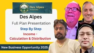 #DesAlpes Full Plan Presentation | Income Calculation & Distribution Explained in Hindi