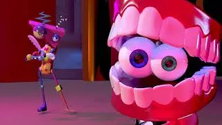 Caine's dealing with Zooble #art #animation #shorts #theamazingdigitalcircus  #blender #glitch #tadc
