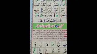 Noorani Qaida Lesson no1 |Takhi no7 Karri Zabar, Karri Zer, Ulta Pesh | Quran Reading Practice
