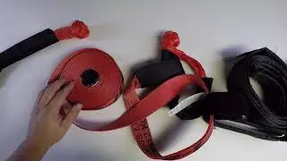 30 ft. Snap-Loc Tow & Recovery Strap. (Recap) Anzio Soft Shackles & Rhino USA Tree Saver Strap.