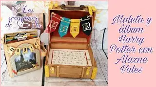 Maleta y álbum Harry Potter con Alazne Vales
