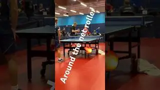 Around the net roller! #tabletennis #tabletennistricks