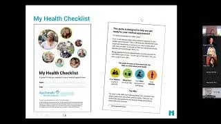 October 2024 Community of Practice. My Health Checklist: Codesign with older adults